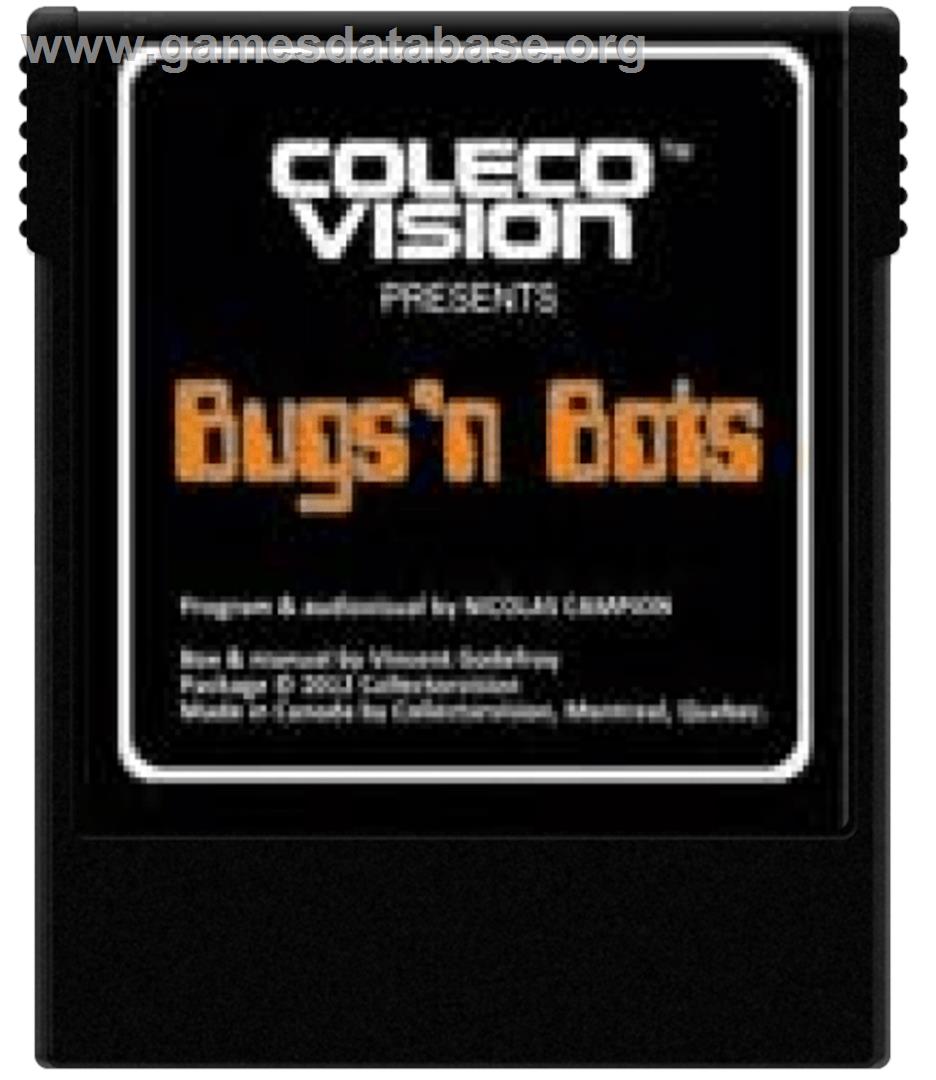 Bugs'n Bots - Coleco Vision - Artwork - Cartridge