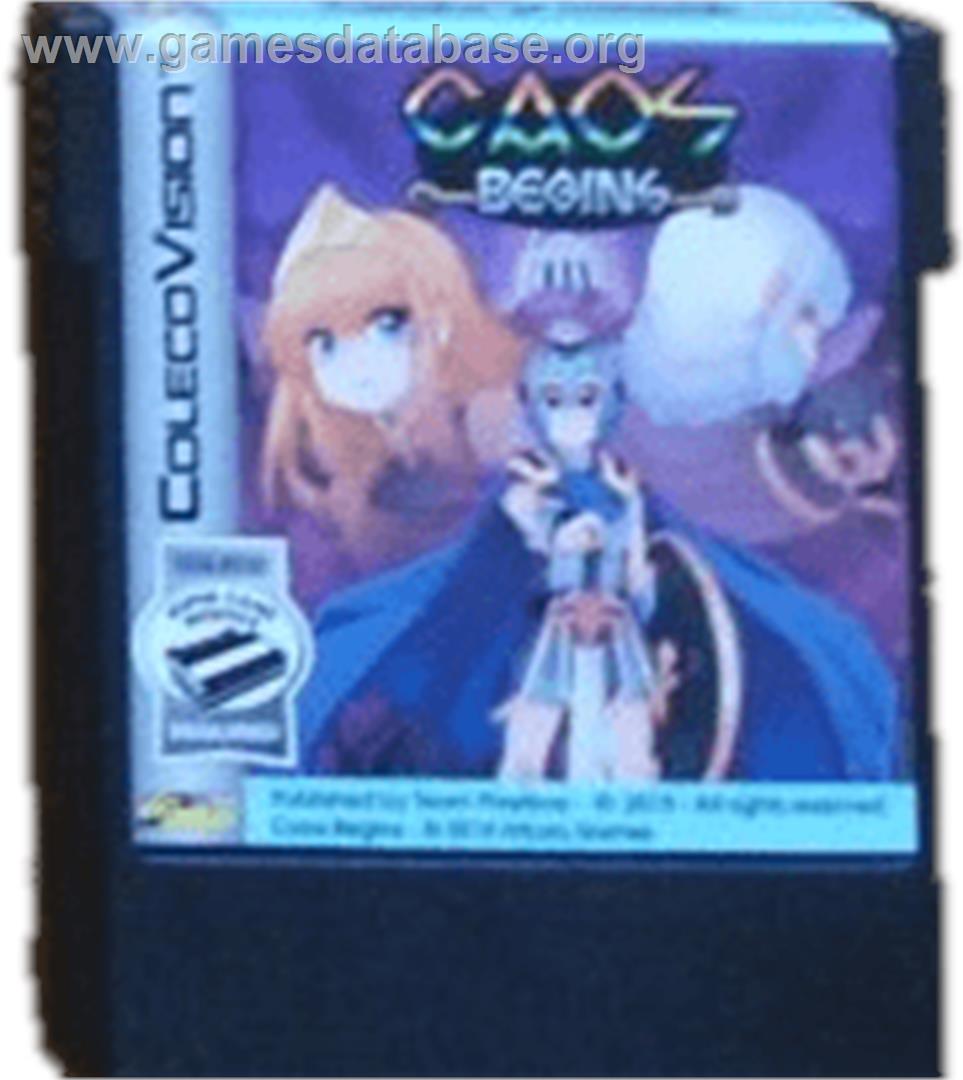 Caos Begins - Coleco Vision - Artwork - Cartridge