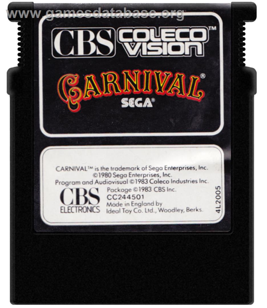 Carnival - Coleco Vision - Artwork - Cartridge