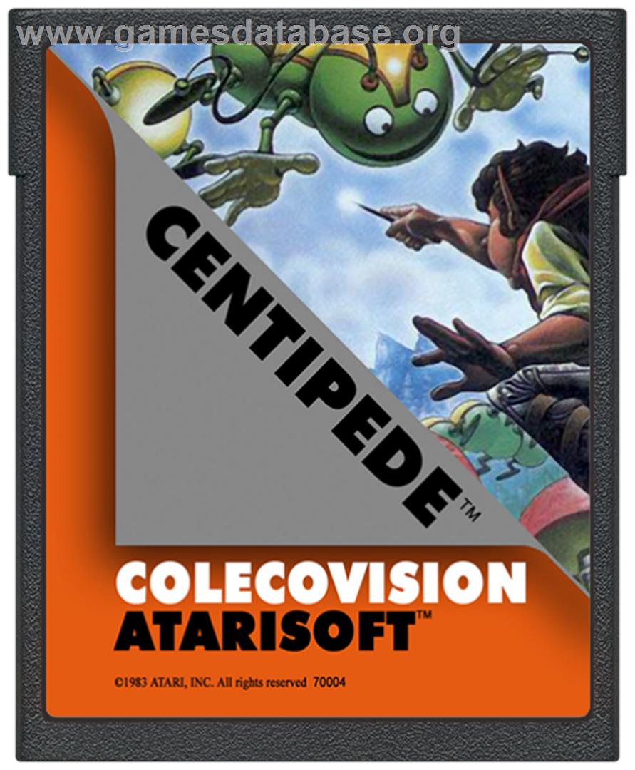 Centipede - Coleco Vision - Artwork - Cartridge