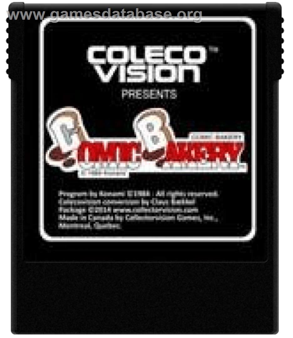 Comic Bakery - Coleco Vision - Artwork - Cartridge