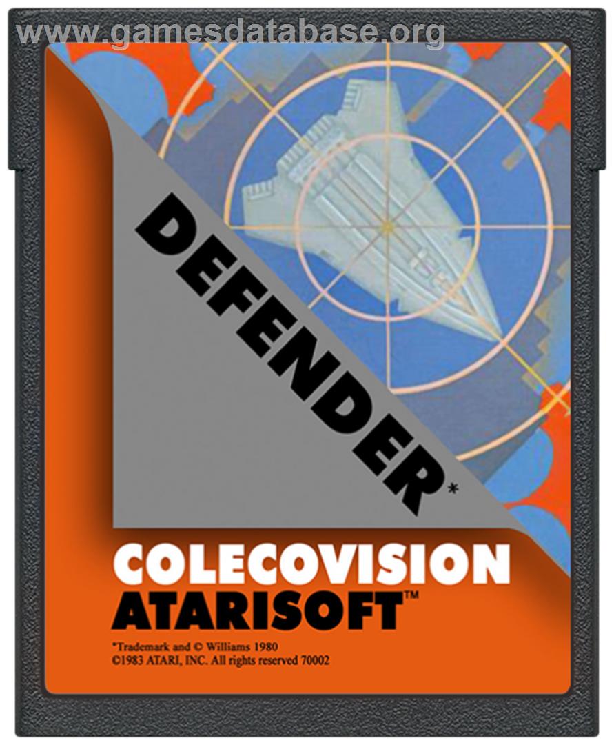 Defender - Coleco Vision - Artwork - Cartridge