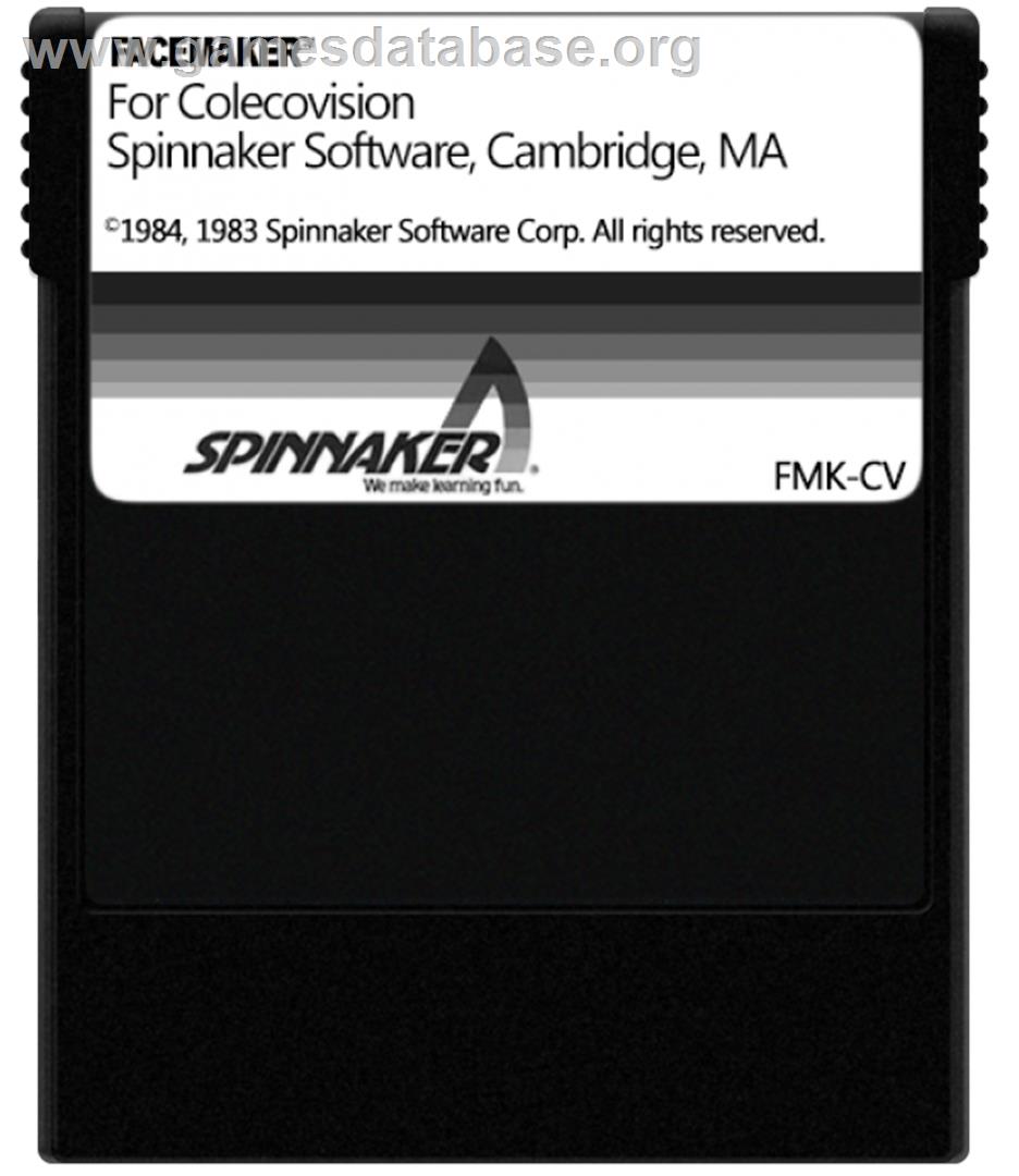 FaceMaker - Coleco Vision - Artwork - Cartridge