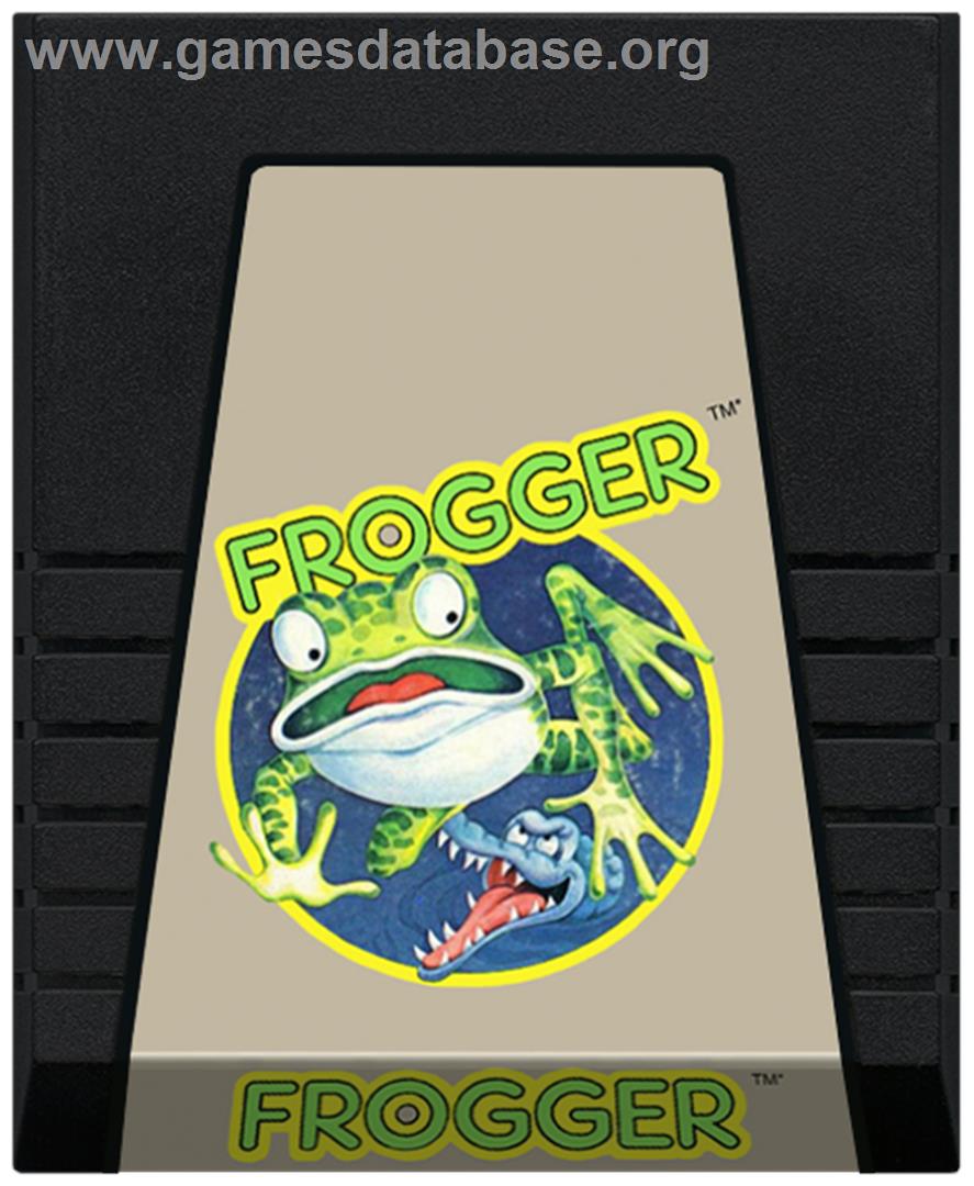Frogger - Coleco Vision - Artwork - Cartridge