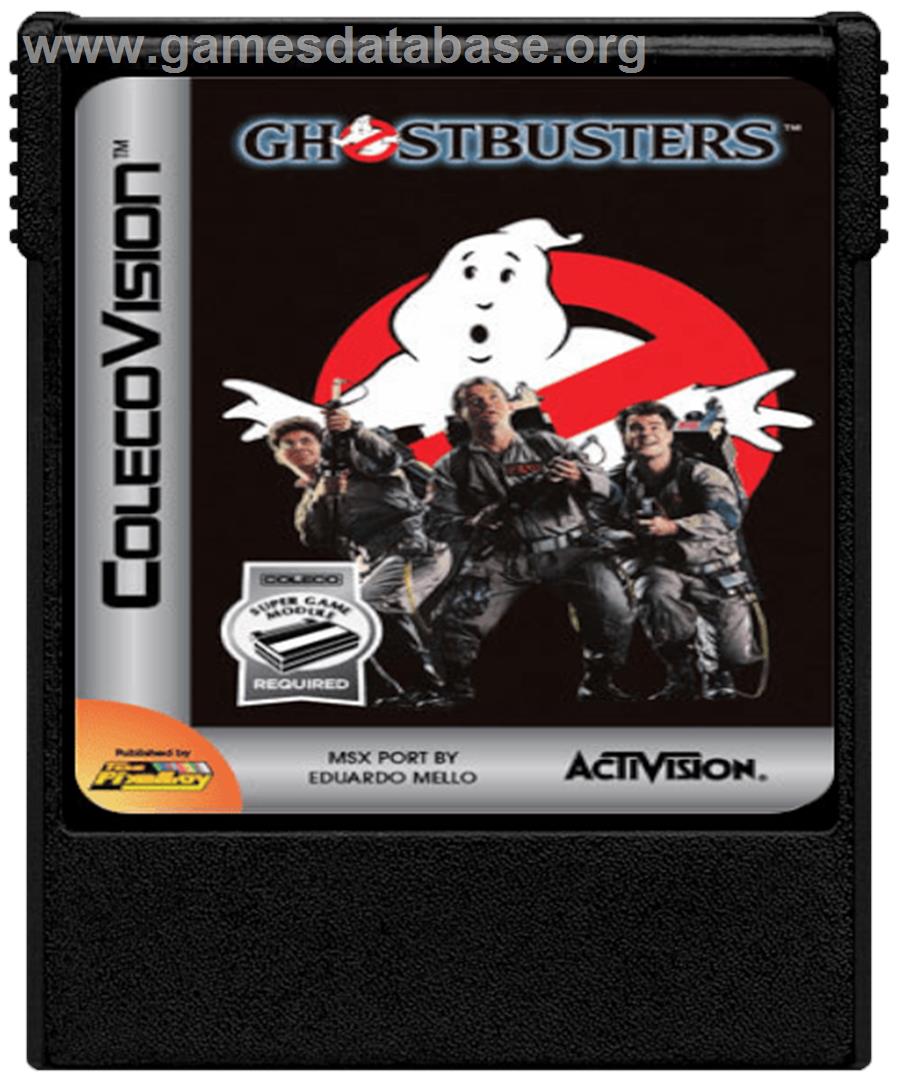 Ghostbusters - Coleco Vision - Artwork - Cartridge