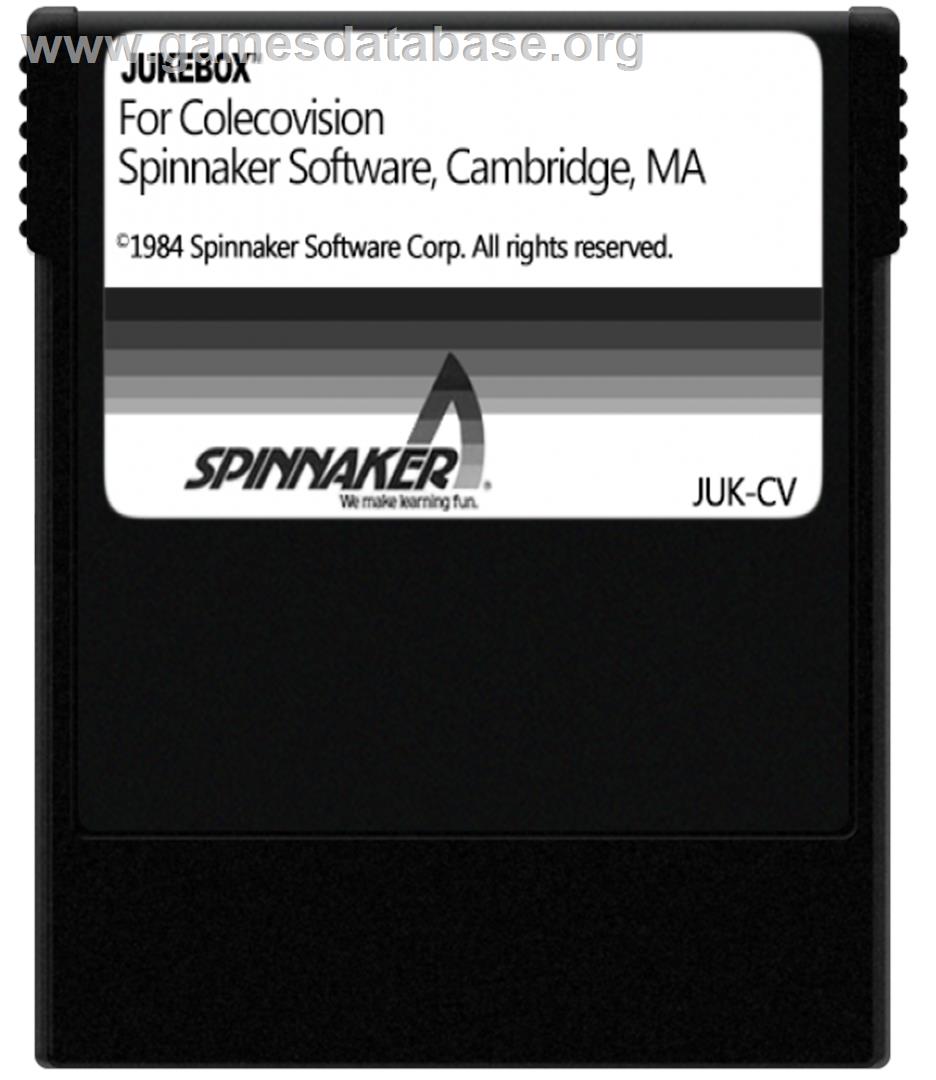 Juke Box - Coleco Vision - Artwork - Cartridge
