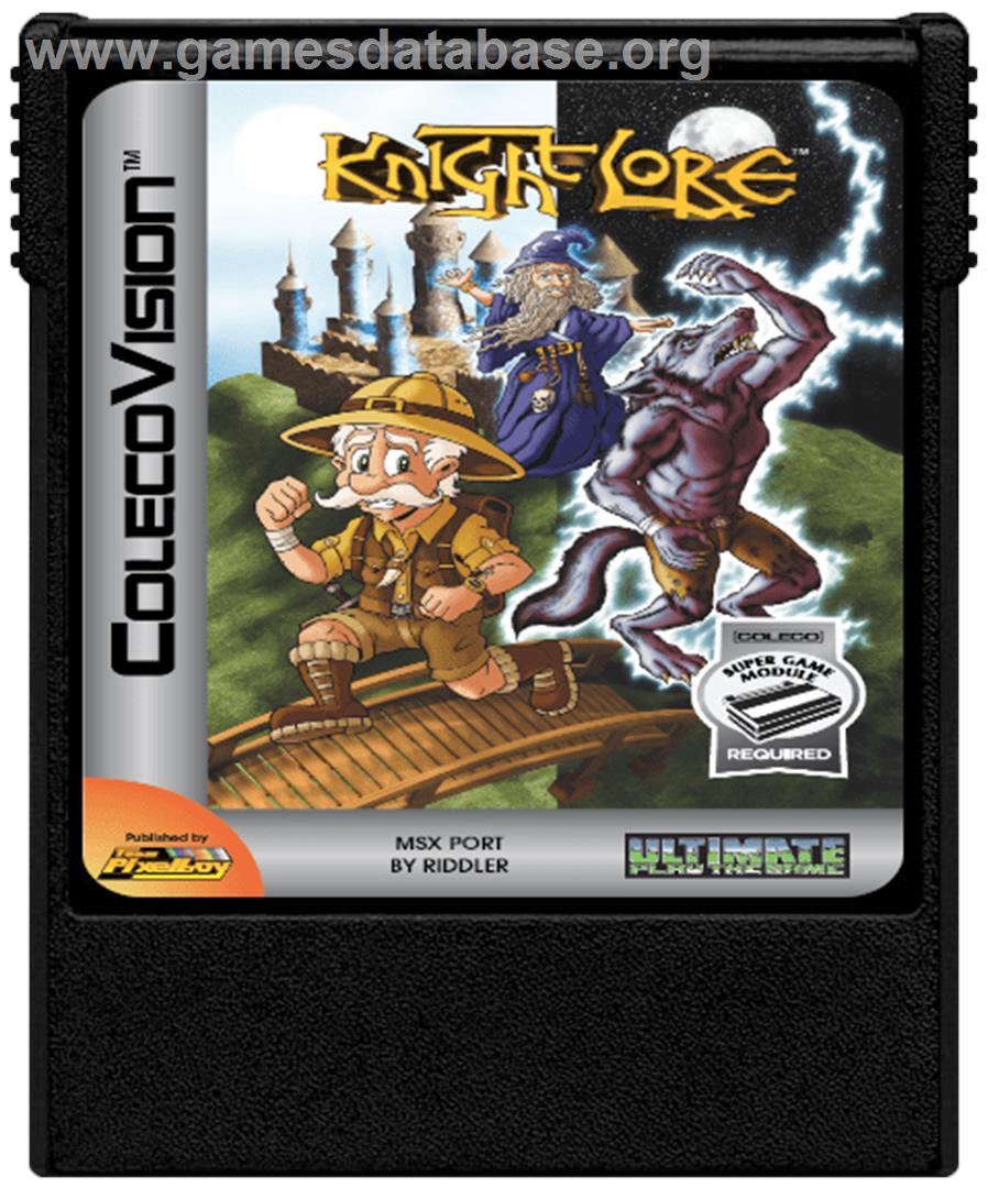 Knight Lore - Coleco Vision - Artwork - Cartridge