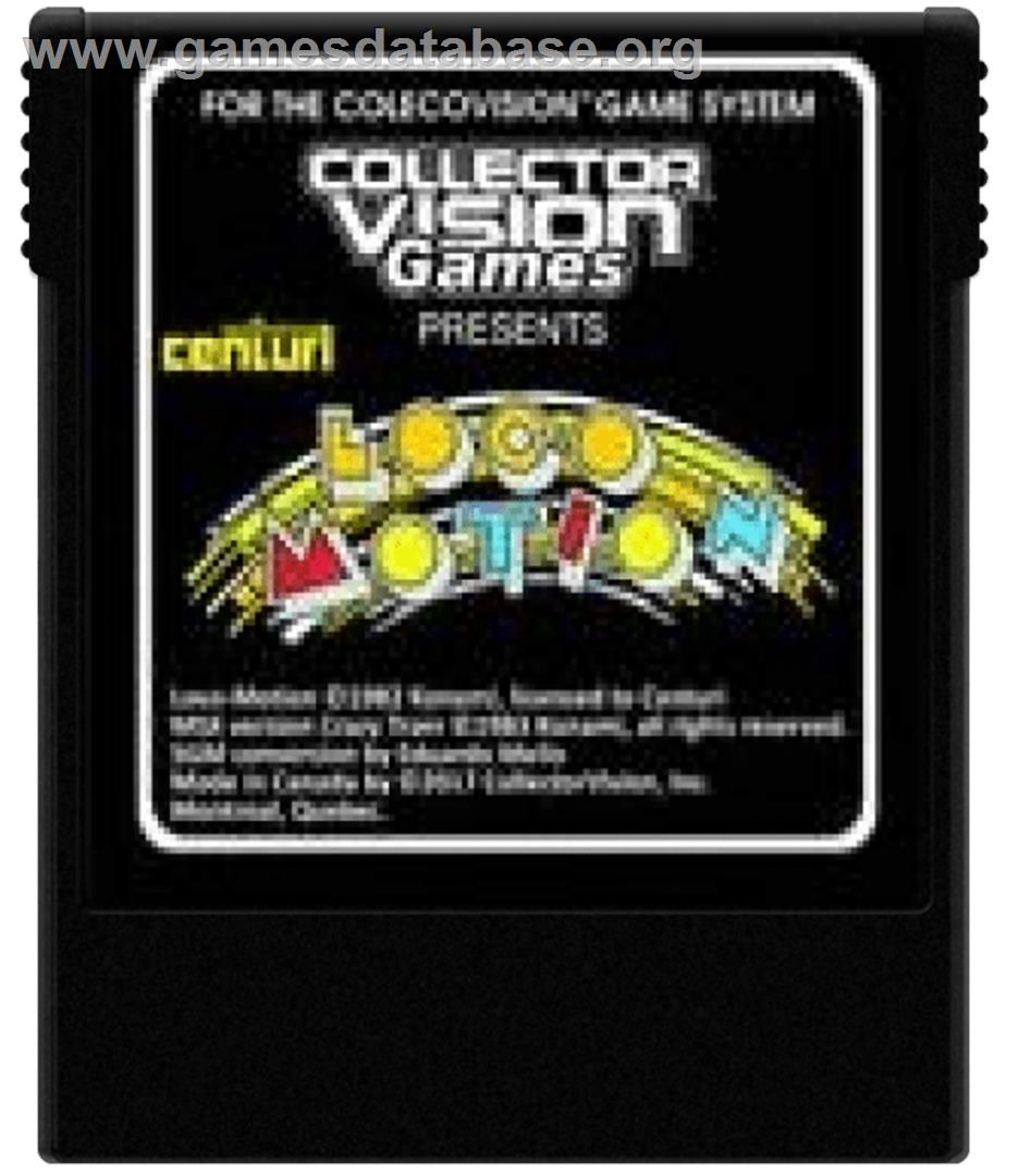 Loco-Motion - Coleco Vision - Artwork - Cartridge