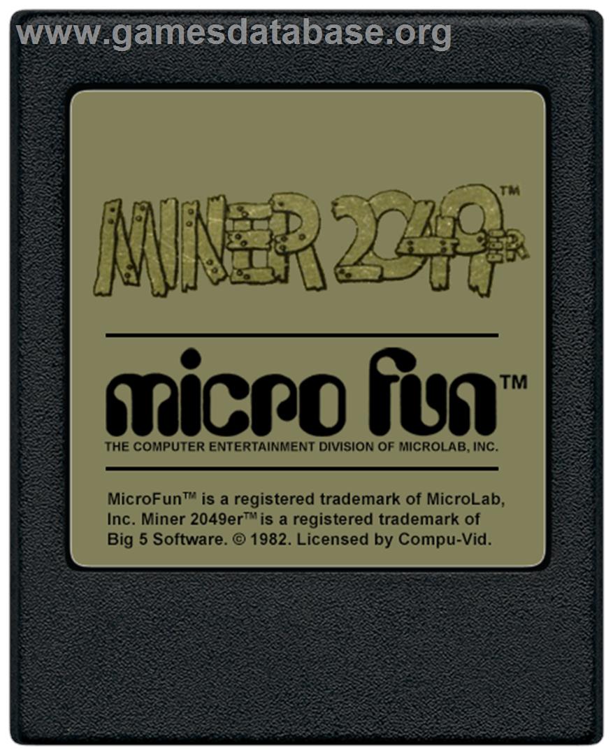 Miner 2049er - Coleco Vision - Artwork - Cartridge