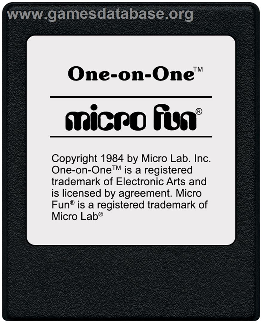 One-on-One - Coleco Vision - Artwork - Cartridge