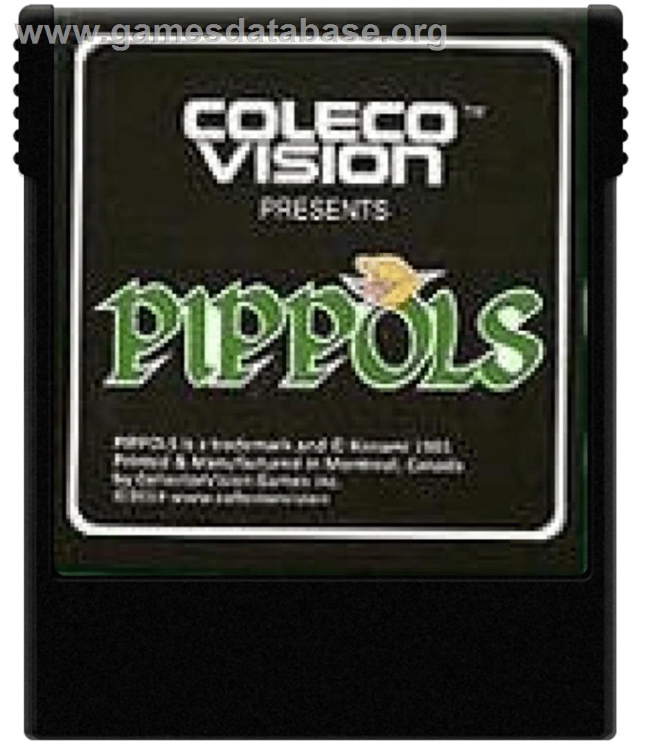 Pippols - Coleco Vision - Artwork - Cartridge