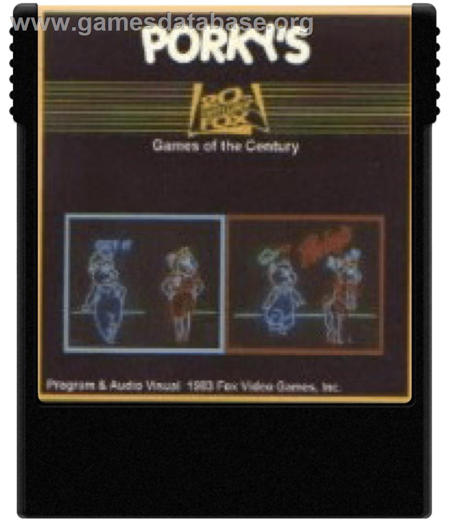 Porky's - Coleco Vision - Artwork - Cartridge
