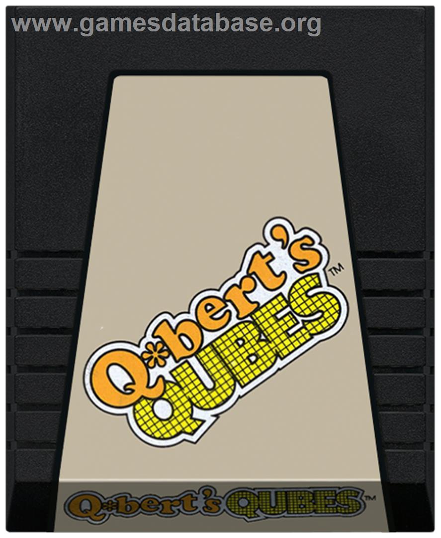 Q*bert's Qubes - Coleco Vision - Artwork - Cartridge