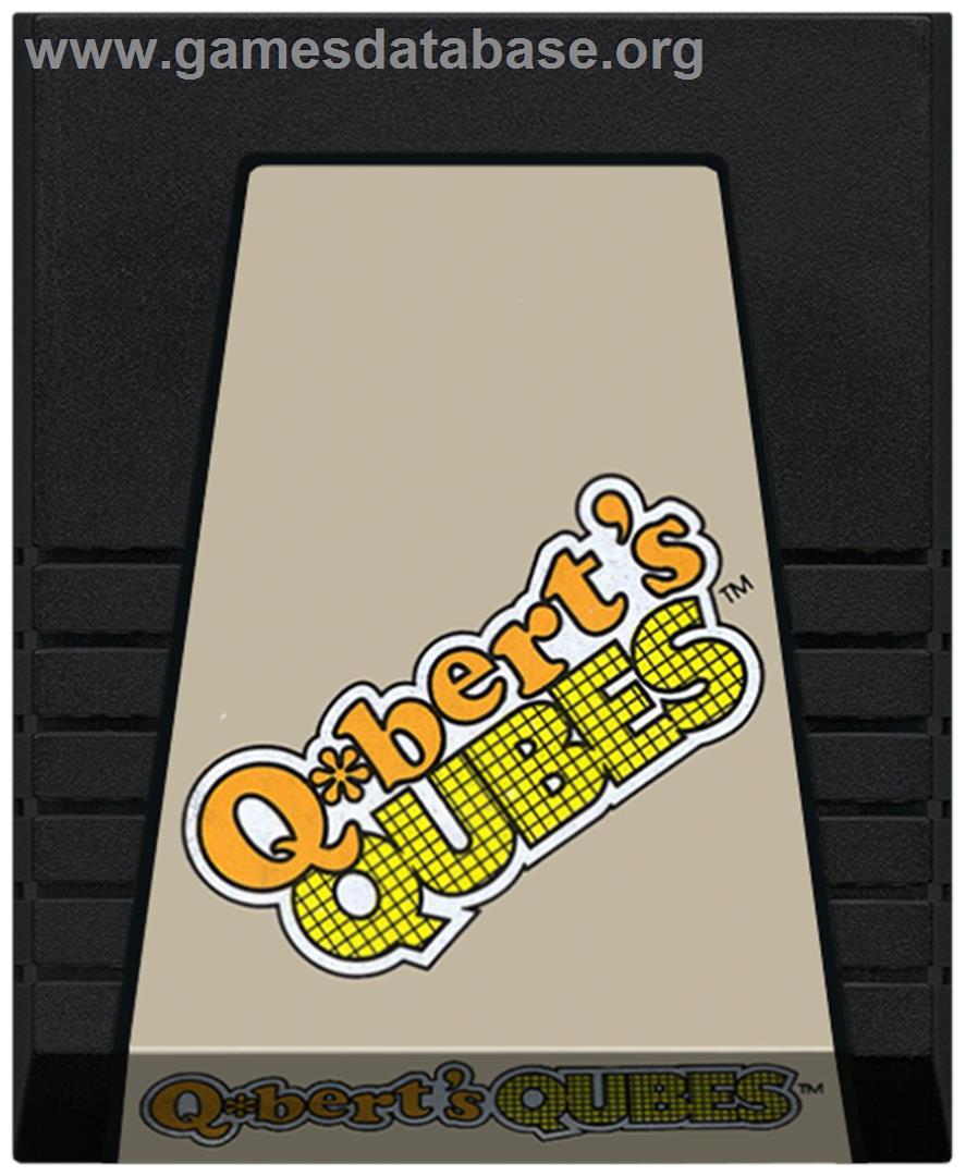 Q-bert's Qubes - Coleco Vision - Artwork - Cartridge