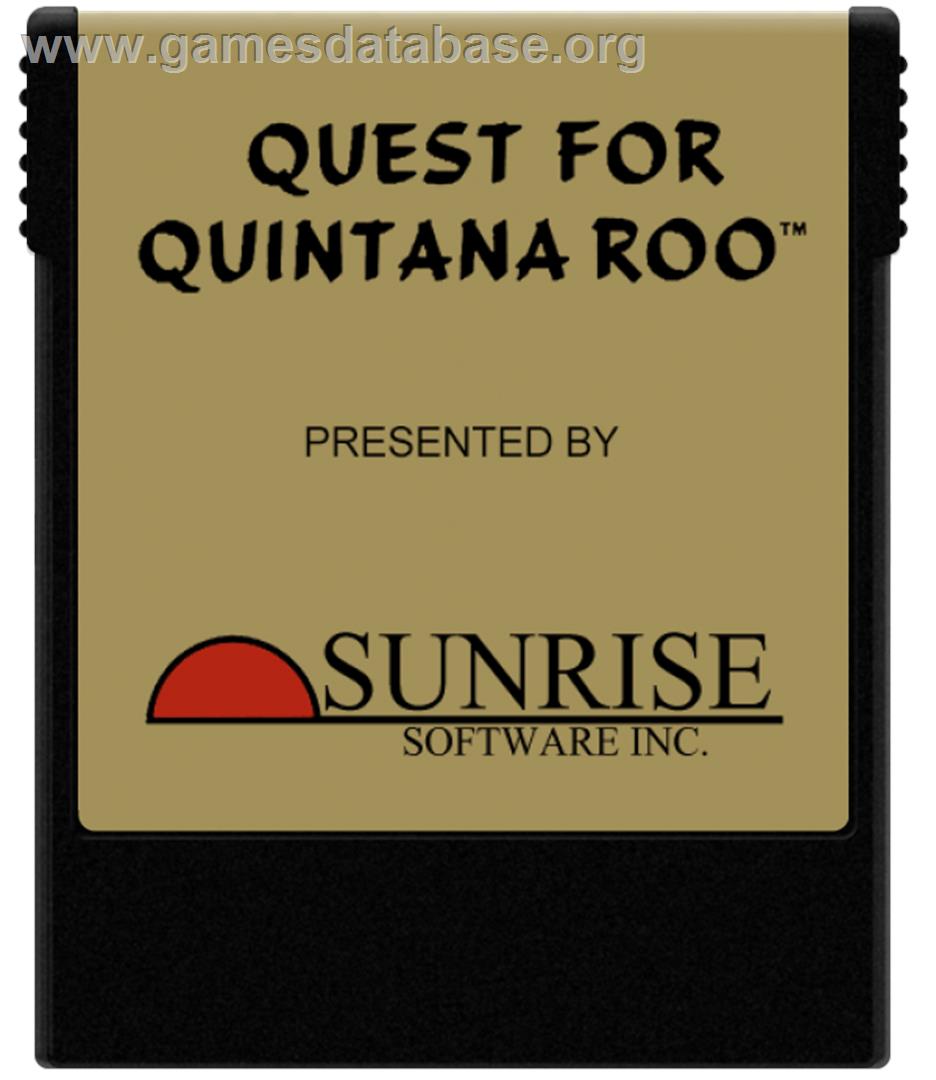 Quest For Quintana Roo - Coleco Vision - Artwork - Cartridge