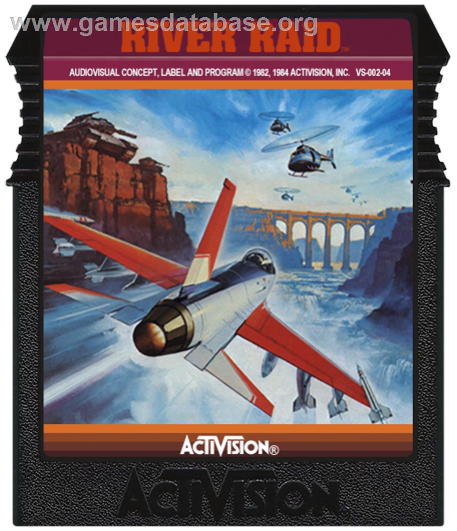 River Raid - Coleco Vision - Artwork - Cartridge
