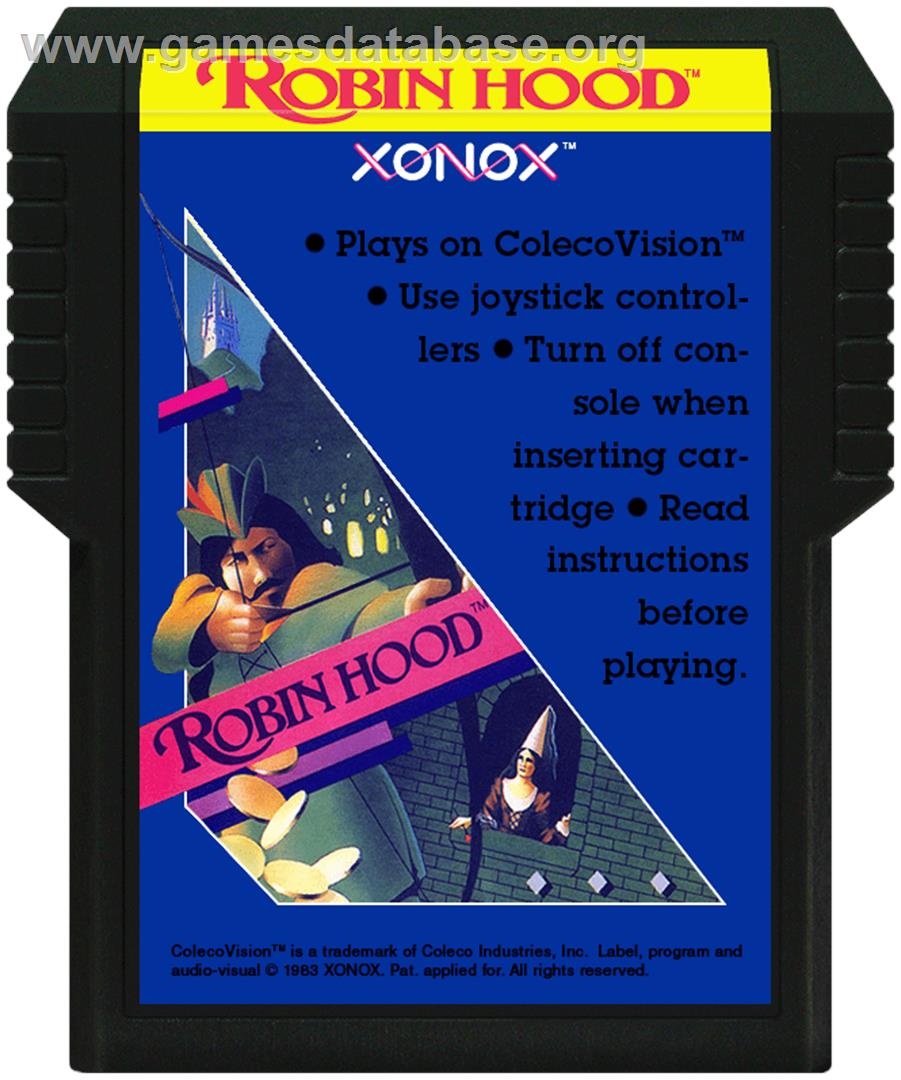 Robin Hood - Coleco Vision - Artwork - Cartridge