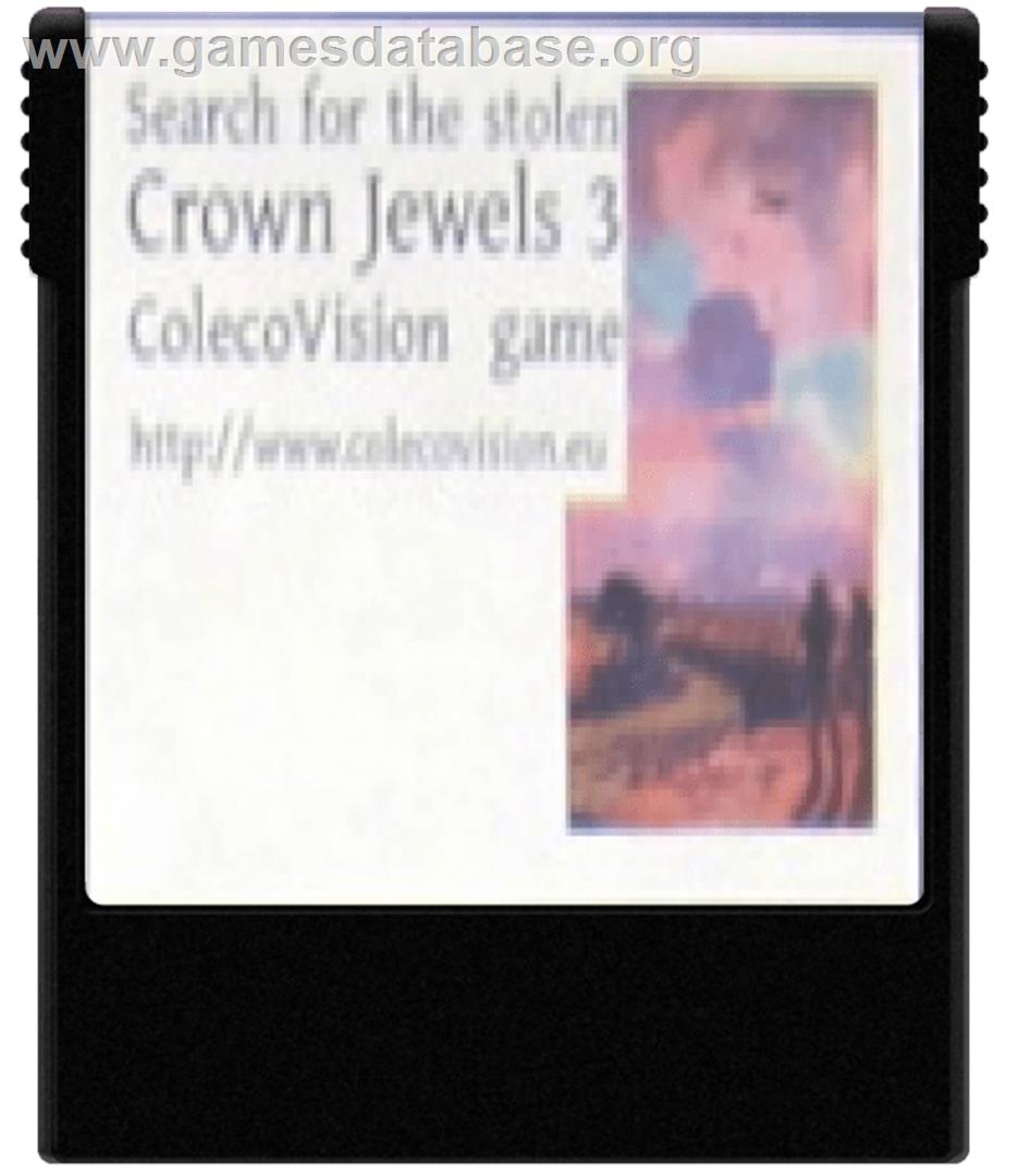 Search for the Stolen Crown Jewels 3 - Coleco Vision - Artwork - Cartridge