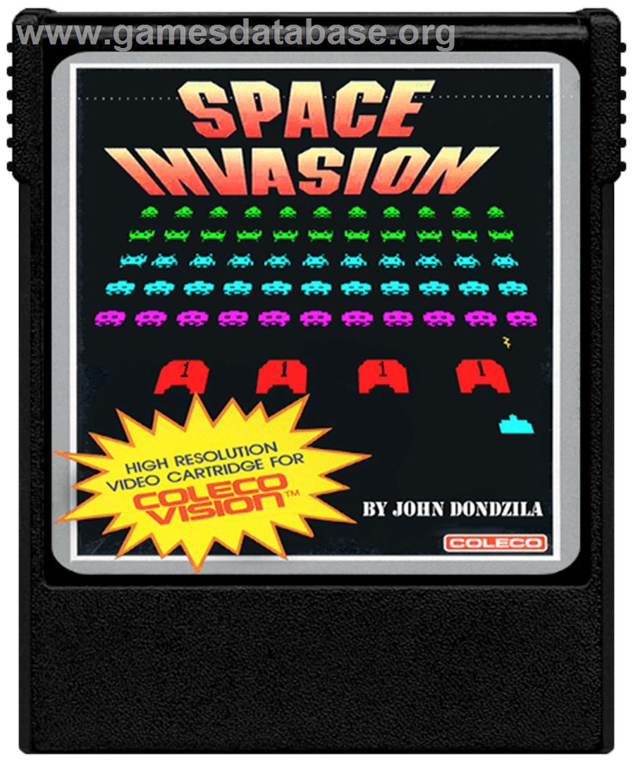 Space Invasion (Demo) - Coleco Vision - Artwork - Cartridge