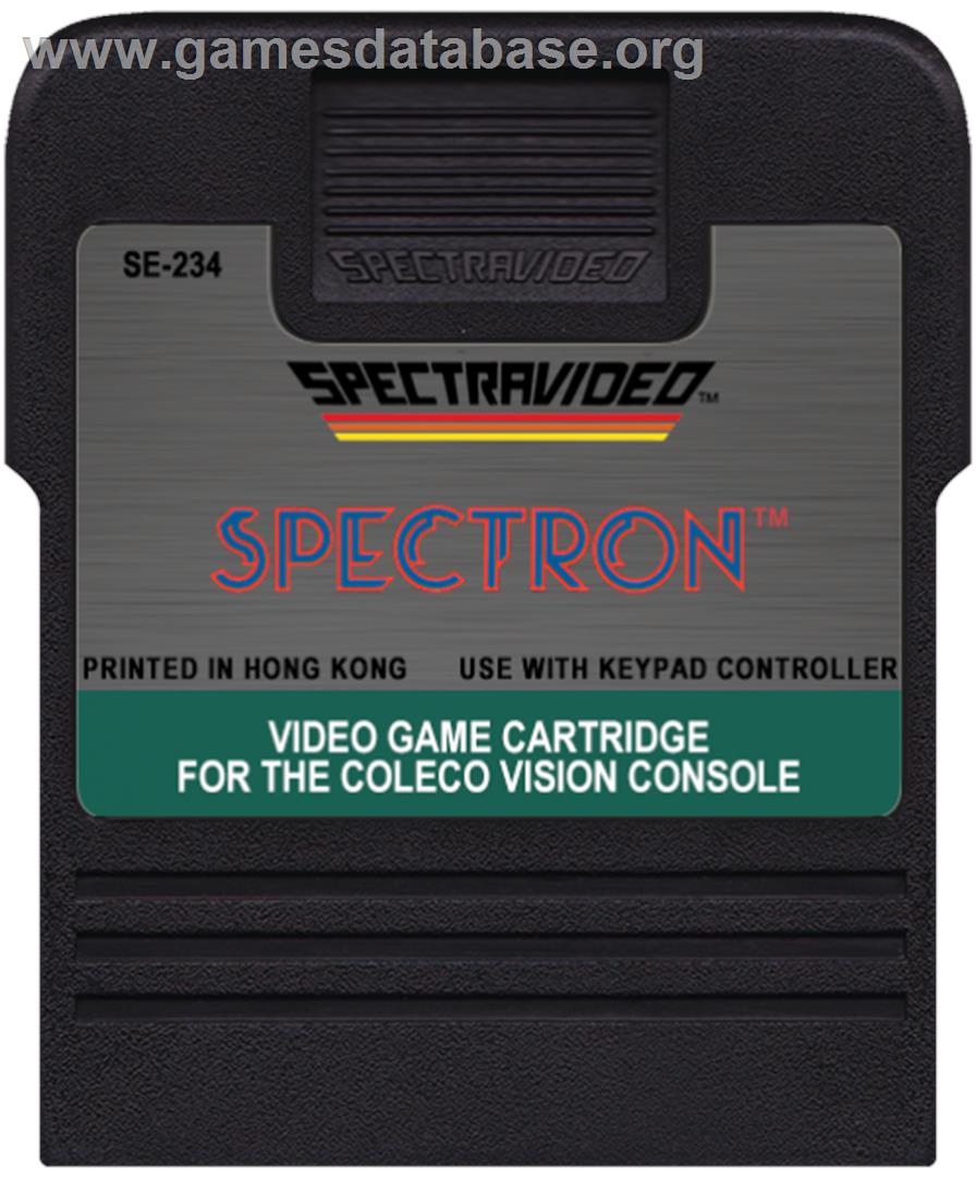 Spectron - Coleco Vision - Artwork - Cartridge