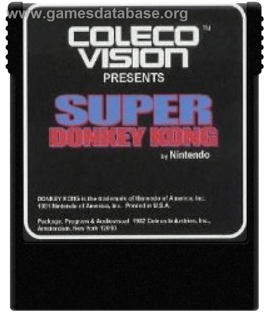 Super Dk! - Coleco Vision - Artwork - Cartridge