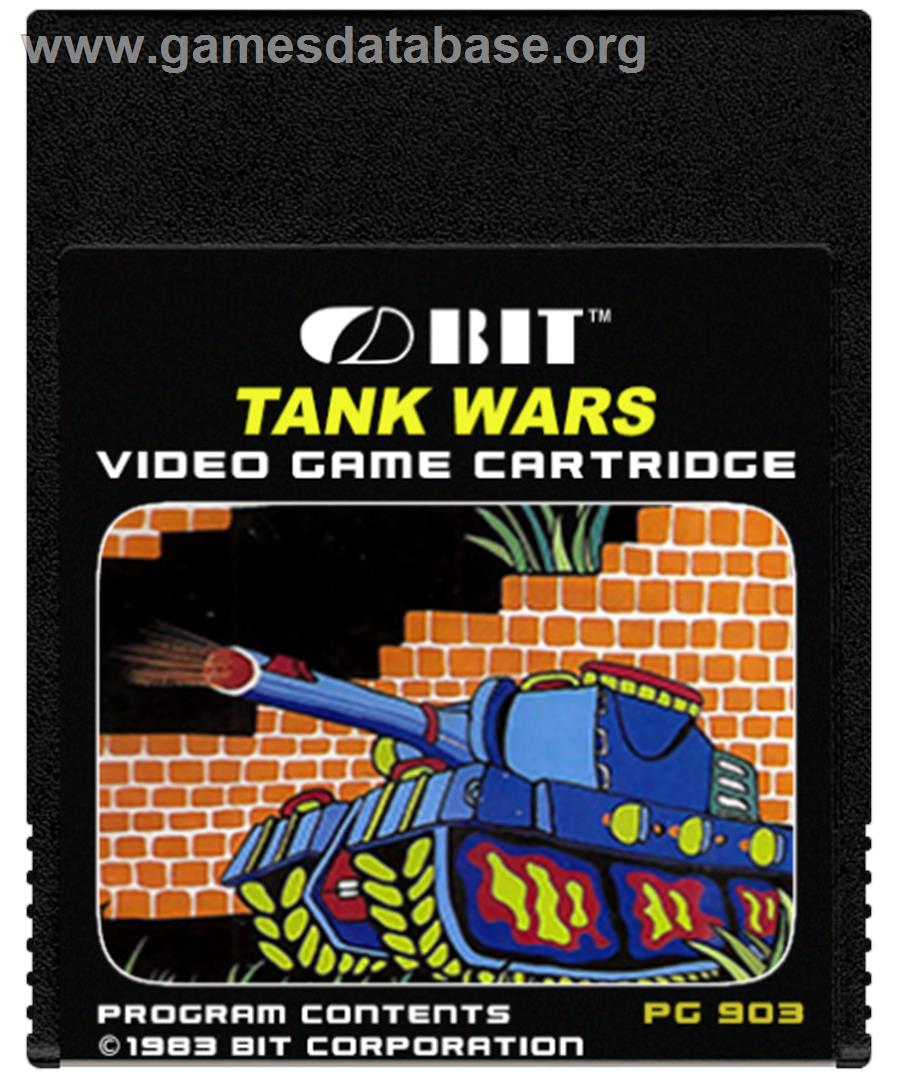Tank Wars - Coleco Vision - Artwork - Cartridge