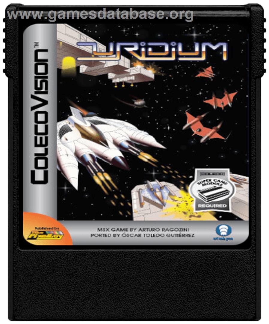 Uridium - Coleco Vision - Artwork - Cartridge