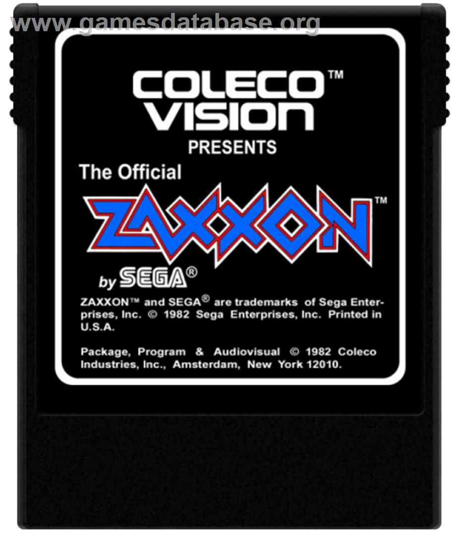 Zaxxon - Coleco Vision - Artwork - Cartridge
