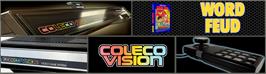 Arcade Cabinet Marquee for Word Feud.
