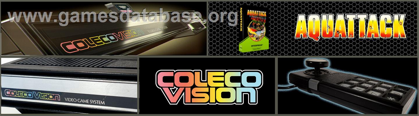 Aquattack - Coleco Vision - Artwork - Marquee