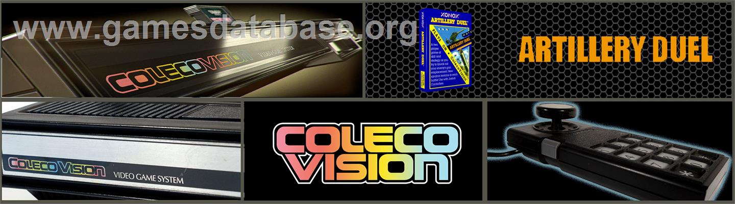 Artillery Duel - Coleco Vision - Artwork - Marquee