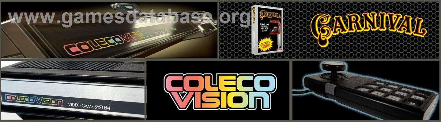 Carnival - Coleco Vision - Artwork - Marquee