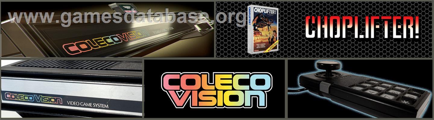 Choplifter - Coleco Vision - Artwork - Marquee