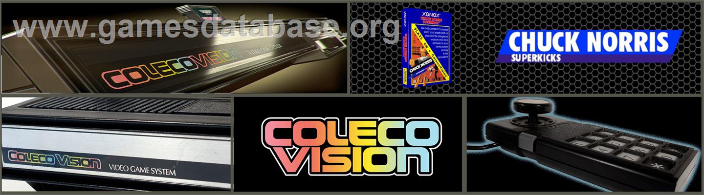 Chuck Norris Superkicks - Coleco Vision - Artwork - Marquee