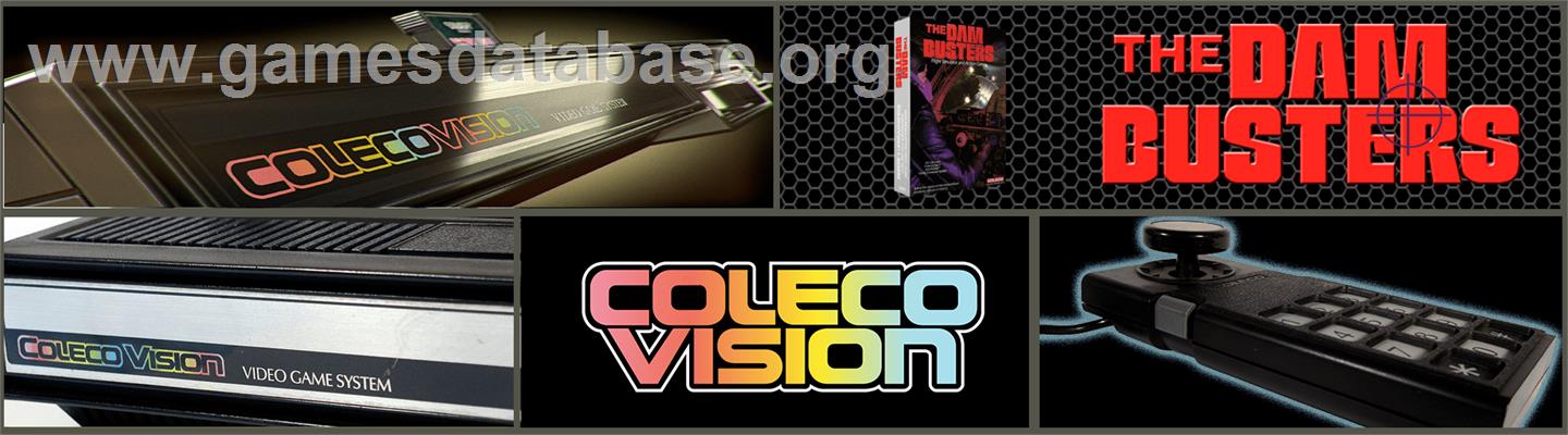 Dam Busters, The - Coleco Vision - Artwork - Marquee