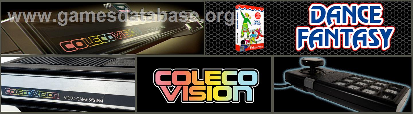 Dance Fantasy - Coleco Vision - Artwork - Marquee