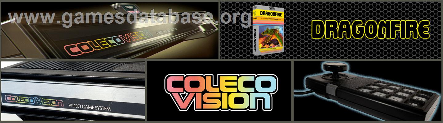 Dragonfire - Coleco Vision - Artwork - Marquee