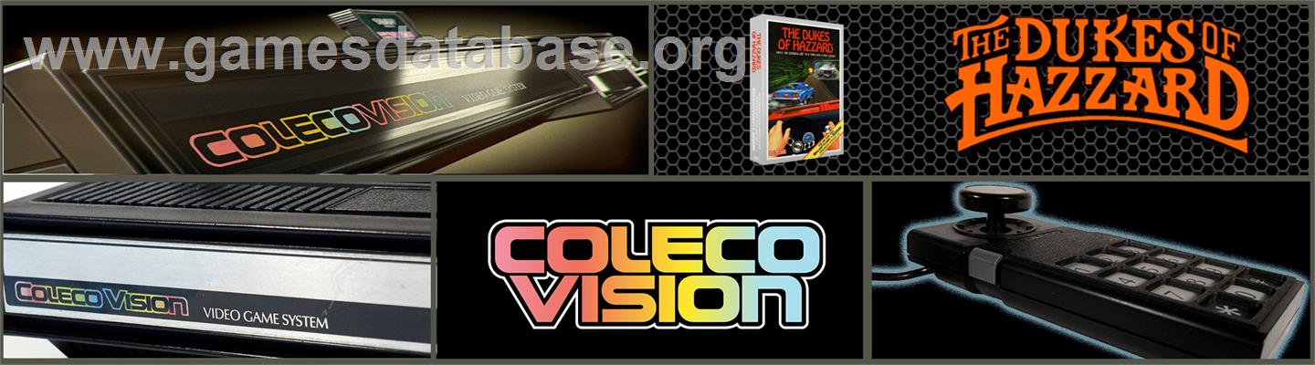 Dukes Of Hazzard, The - Coleco Vision - Artwork - Marquee