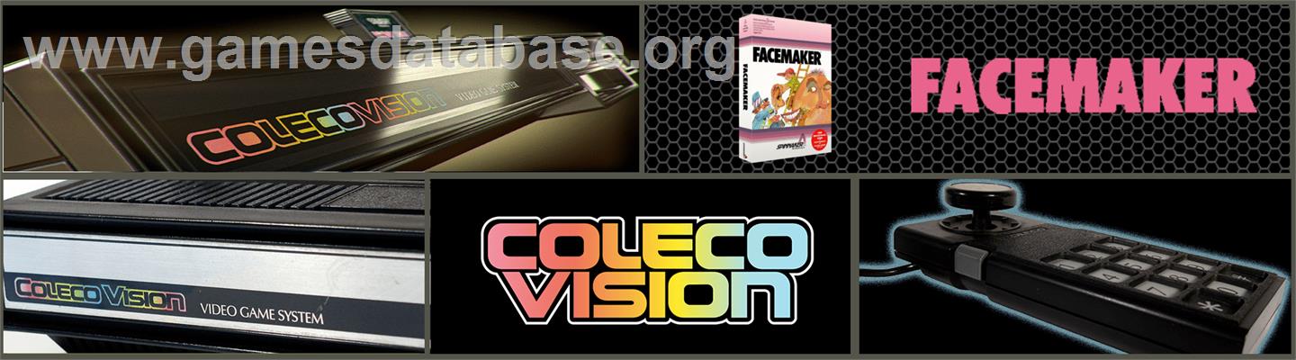 FaceMaker - Coleco Vision - Artwork - Marquee