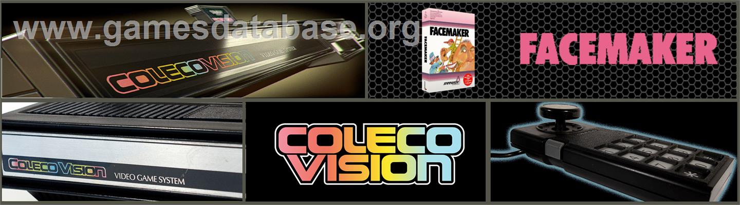 Facemaker - Coleco Vision - Artwork - Marquee