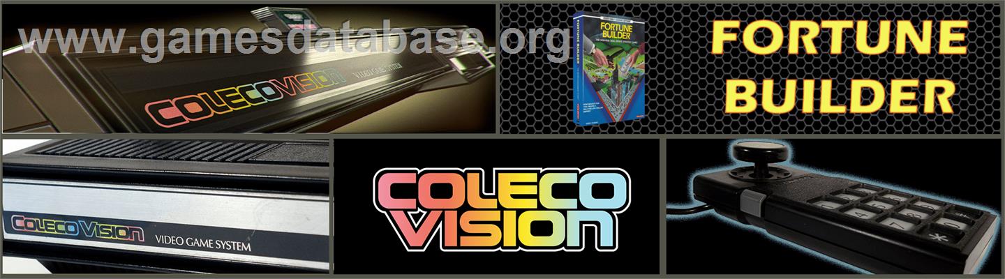 Fortune Builder - Coleco Vision - Artwork - Marquee