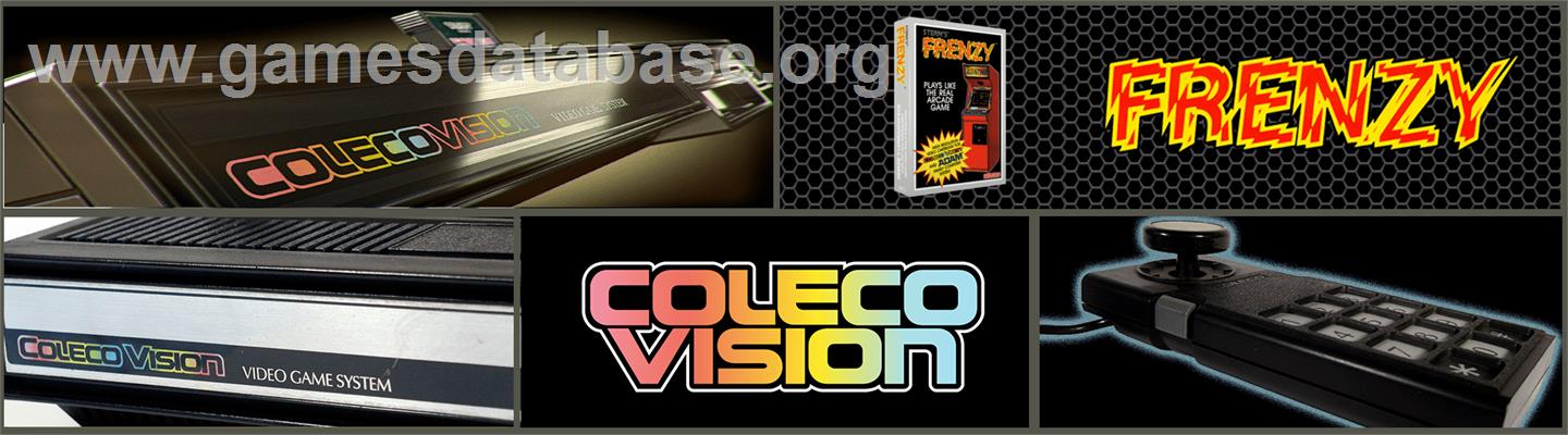 Frenzy - Coleco Vision - Artwork - Marquee