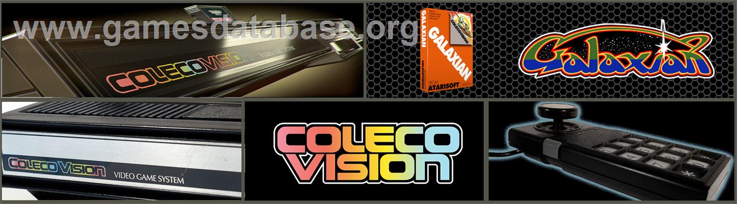 Galaxian - Coleco Vision - Artwork - Marquee