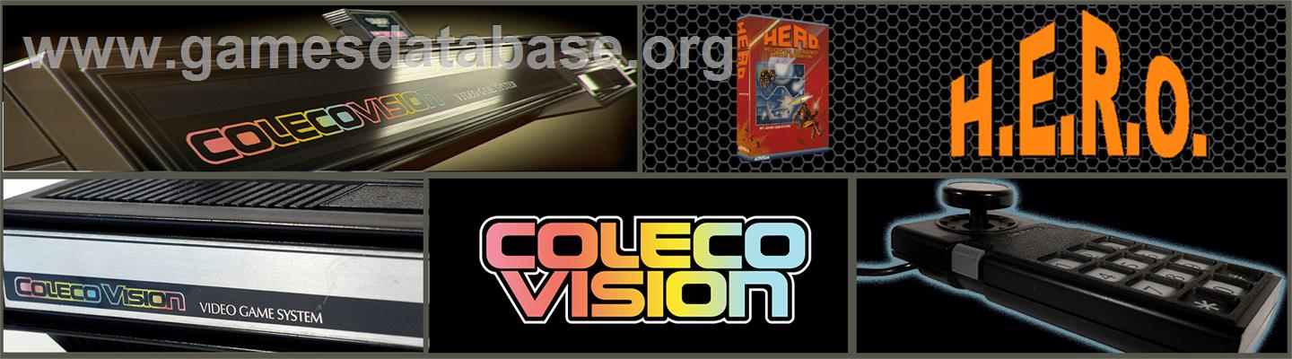 HERO - Coleco Vision - Artwork - Marquee