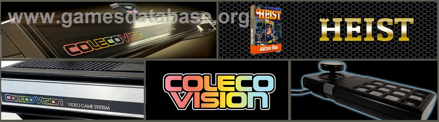 Heist, The - Coleco Vision - Artwork - Marquee