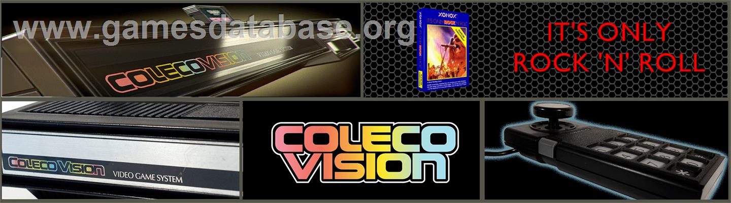 It's Only Rock 'n' Roll - Coleco Vision - Artwork - Marquee