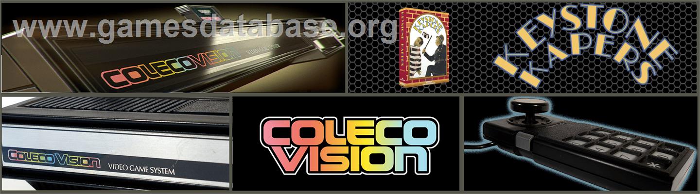 Keystone Kapers - Coleco Vision - Artwork - Marquee