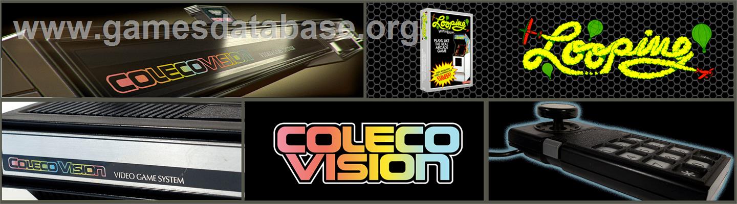 Looping - Coleco Vision - Artwork - Marquee