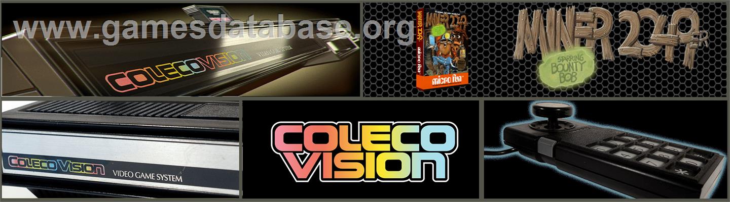 Miner 2049er - Coleco Vision - Artwork - Marquee