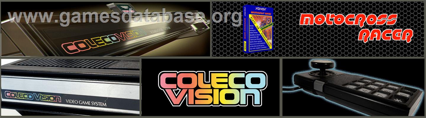 Motocross Racer - Coleco Vision - Artwork - Marquee